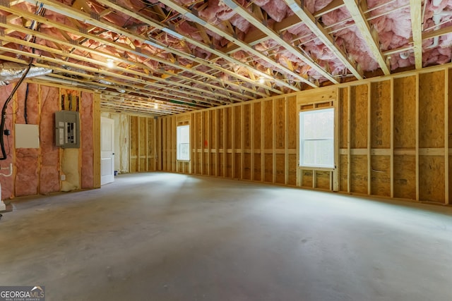 113 Summit View Ln, Ellijay, GA 30540 - misc room with electric panel and concrete flooring