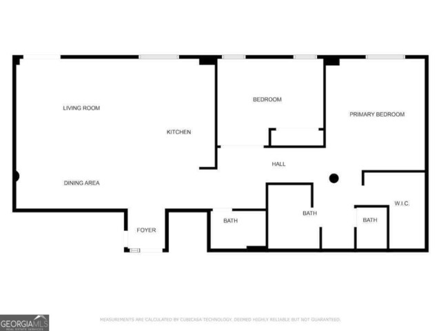 1058 Piedmont Ave Unit 103, Atlanta, GA 30309 - floor plan / room layout