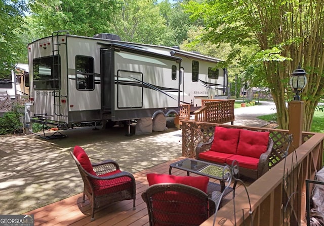 86 Moccasin Ln Unit 16, Blairsville, GA 30512 - deck featuring outdoor lounge area