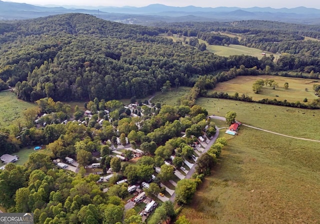 86 Moccasin Ln Unit 16, Blairsville, GA 30512 - view of property location featuring a forest and a mountainous background