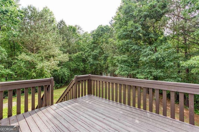 view of deck