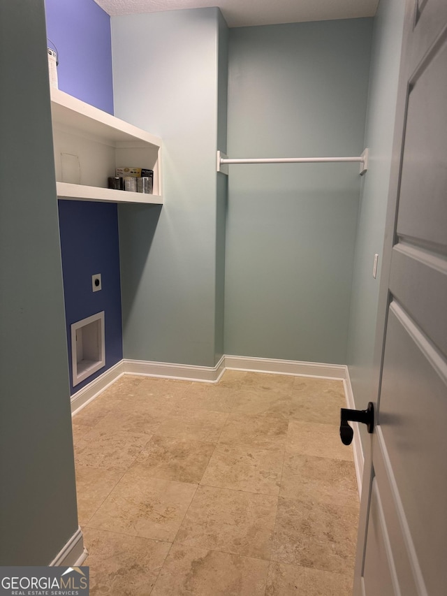 293 Laurel Landing Blvd, Kingsland, GA 31548 - washroom featuring electric dryer hookup and baseboards
