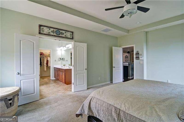 514 Creekshire Cir, Canton, GA 30115 - bedroom with light colored carpet