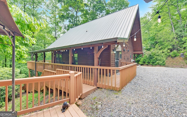 view of deck