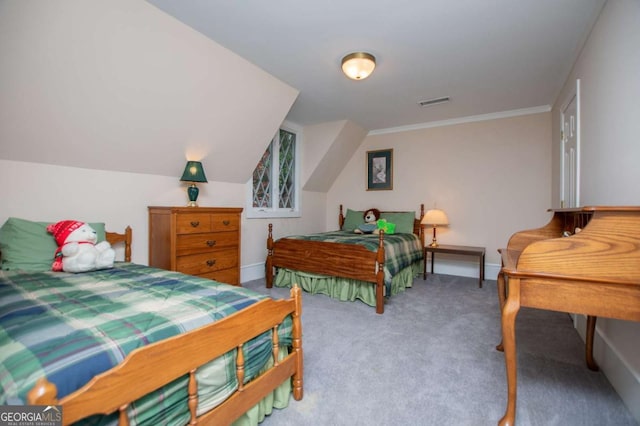 98 Sweetbriar Ln, Carrollton, GA 30117 - carpeted bedroom with baseboards and ornamental molding