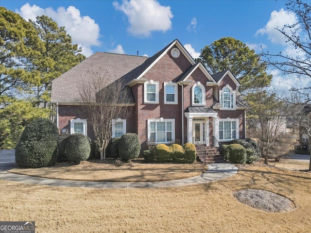 101 Lumby Ln, Stockbridge, GA 30281 - view of front of property with brick siding and a front yard