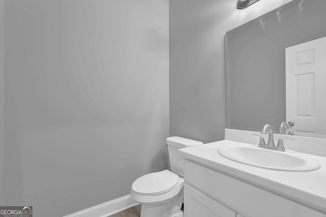 3614 Griffin Dr, Gainesville, GA 30506 - bathroom with toilet and vanity