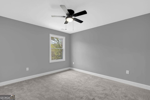 3614 Griffin Dr, Gainesville, GA 30506 - carpeted empty room with ceiling fan and baseboards