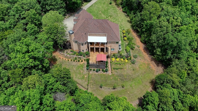 aerial view of property and surrounding area