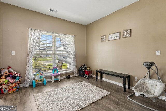 103 Olson Way, Kingsland, GA 31548 - rec room featuring baseboards and wood finished floors