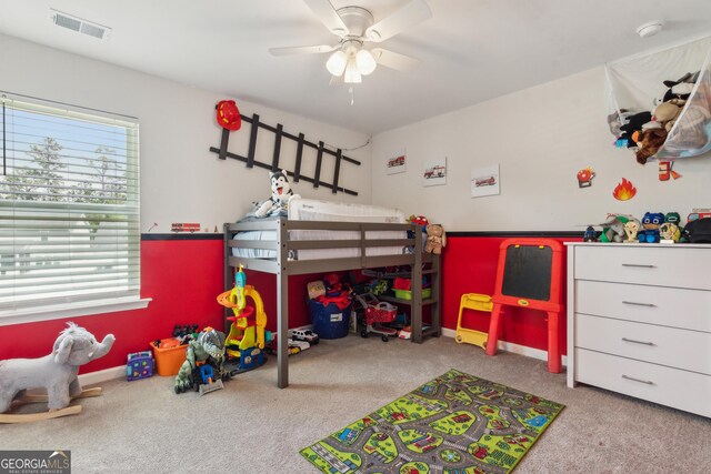 103 Olson Way, Kingsland, GA 31548 - carpeted bedroom with a ceiling fan and baseboards