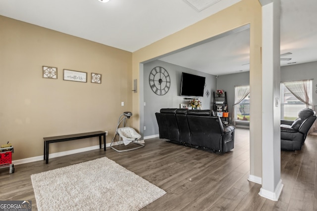 103 Olson Way, Kingsland, GA 31548 - living area with wood finished floors and baseboards