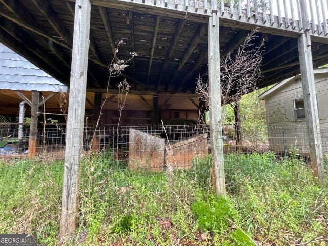 exterior view of fence