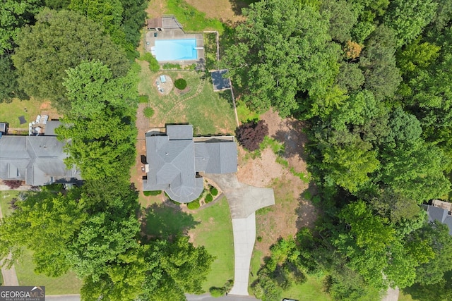 1713 Dudley Dr, Woodstock, GA 30188 - aerial view of a pool area