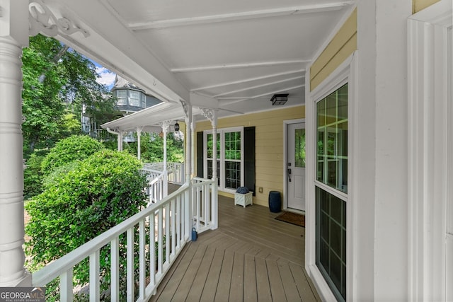 1713 Dudley Dr, Woodstock, GA 30188 - view of wooden porch