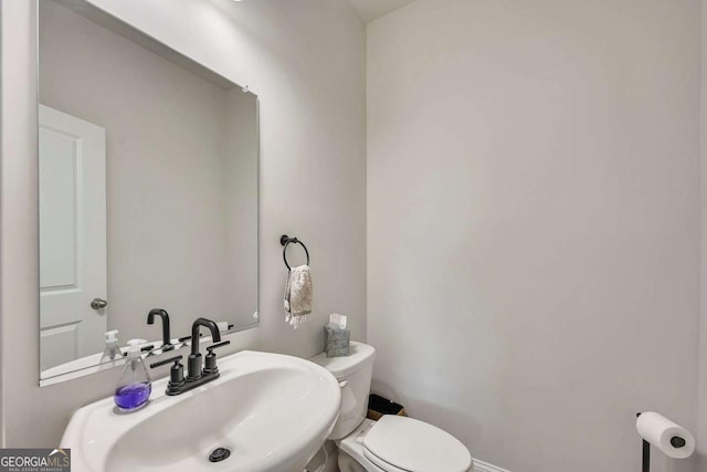 165 Brookstone Park E, Acworth, GA 30101 - bathroom featuring a sink and toilet
