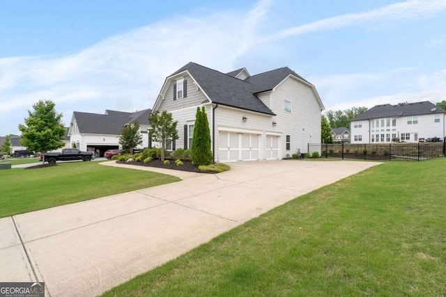 6840 Canyon Creek Way, Cumming, GA 30028 - view of home's exterior with driveway, a garage, and a shingled roof
