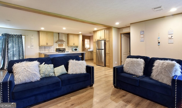 164 Livingston Rd, Smithville, GA 31787 - living area with light wood finished floors and recessed lighting