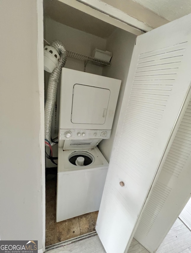 1625 Conley Rd Unit 139, Conley, GA 30288 - laundry room with stacked washer / drying machine