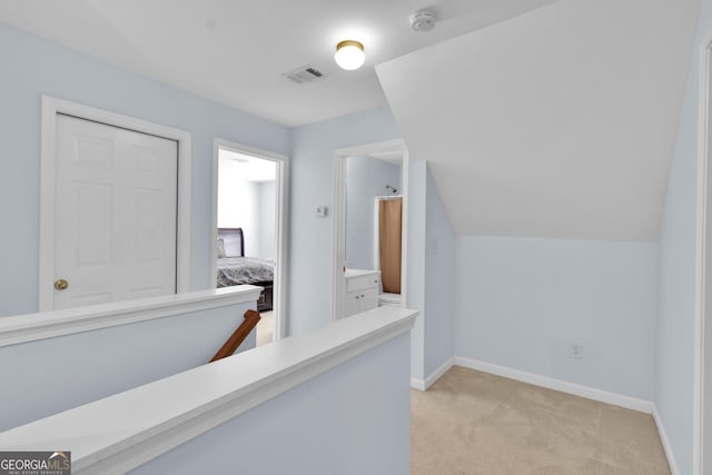 1885 Hickory Station Cir, Snellville, GA 30078 - corridor with light carpet and baseboards