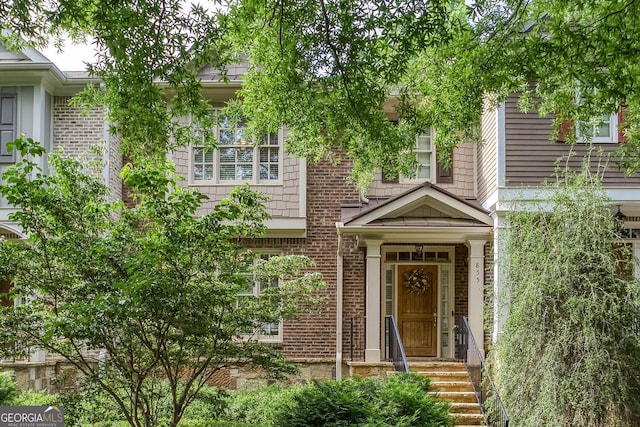 855 Mountain View Ter NW, Marietta, GA 30064 - view of front of home featuring brick siding
