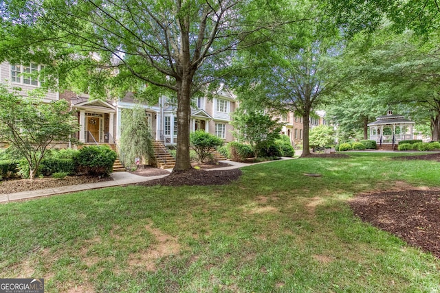 855 Mountain View Ter NW, Marietta, GA 30064 - view of green lawn with a gazebo