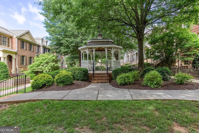 855 Mountain View Ter NW, Marietta, GA 30064 - view of home's community featuring a gazebo