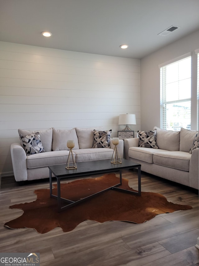 436 Lothbury Ave, Locust Grove, GA 30248 - living area featuring wood finished floors and recessed lighting