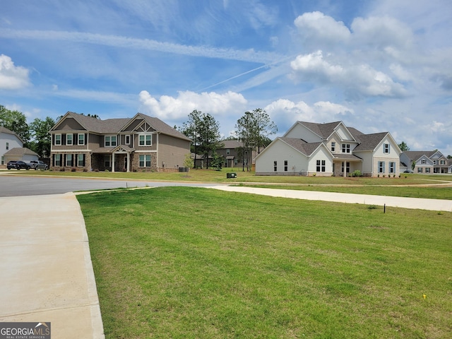 436 Lothbury Ave, Locust Grove, GA 30248 - view of green lawn featuring a residential view