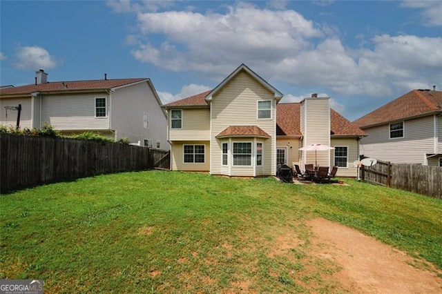 view of back of property