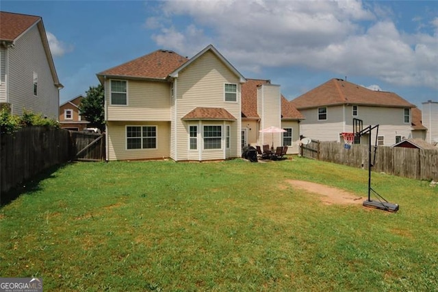 view of back of property