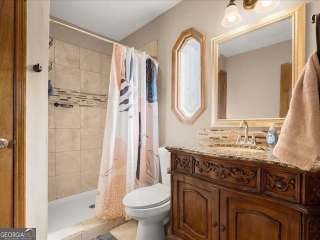 665 Mcclain Mountain Rd, Jasper, GA 30143 - full bathroom with vanity and a stall shower