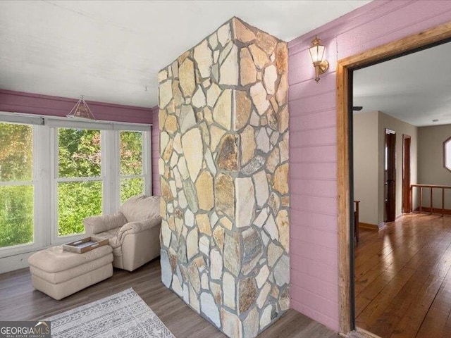 665 Mcclain Mountain Rd, Jasper, GA 30143 - living area featuring wood-type flooring