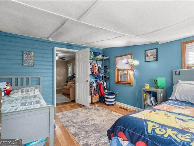 665 Mcclain Mountain Rd, Jasper, GA 30143 - bedroom featuring a closet and wood finished floors