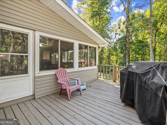 665 Mcclain Mountain Rd, Jasper, GA 30143 - deck featuring grilling area