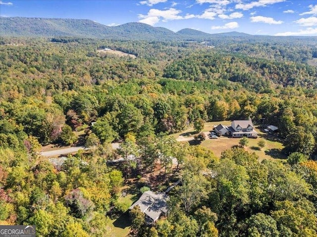 665 Mcclain Mountain Rd, Jasper, GA 30143 - view of property location with a heavily wooded area and mountains