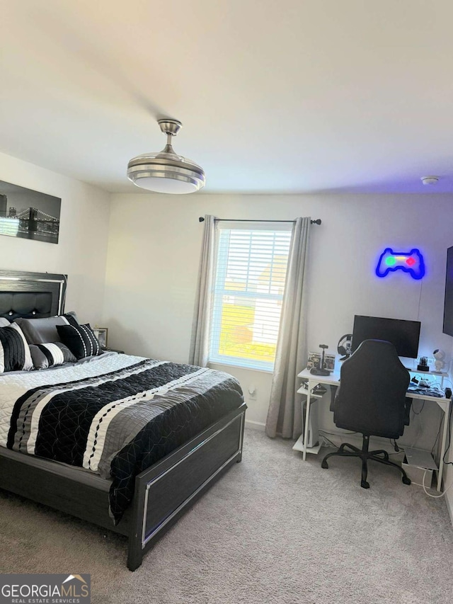 189 Bentwater Way, Hoschton, GA 30548 - bedroom with carpet flooring and an office area