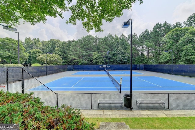 3565 Hickory Branch Trl, Suwanee, GA 30024 - view of tennis court featuring community basketball court