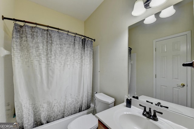 3565 Hickory Branch Trl, Suwanee, GA 30024 - full bath with vanity and shower / bath combo with shower curtain