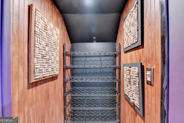 3565 Hickory Branch Trl, Suwanee, GA 30024 - stairs featuring wooden walls