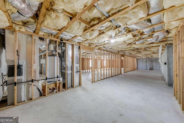 1151 Emperor Ln, Hoschton, GA 30548 - unfinished basement with gas water heater