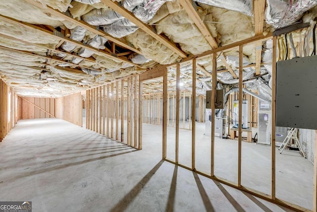 1151 Emperor Ln, Hoschton, GA 30548 - unfinished basement featuring gas water heater