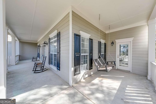 1151 Emperor Ln, Hoschton, GA 30548 - view of covered porch