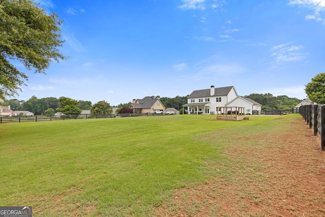 47 Wicklow Ct, Hoschton, GA 30548 - fenced backyard featuring a view of rural / pastoral area