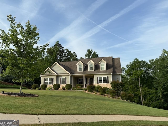 763 Rapids Dr, Bogart, GA 30622 - cape cod home featuring a front lawn