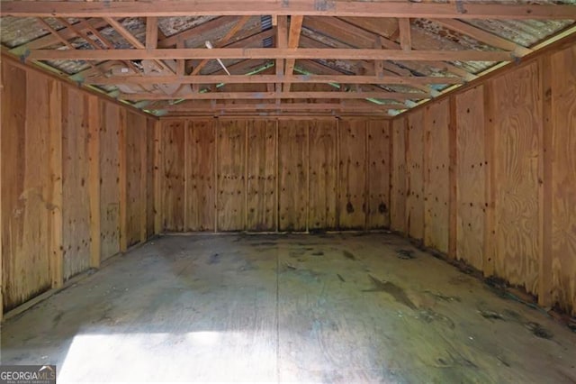 view of storage