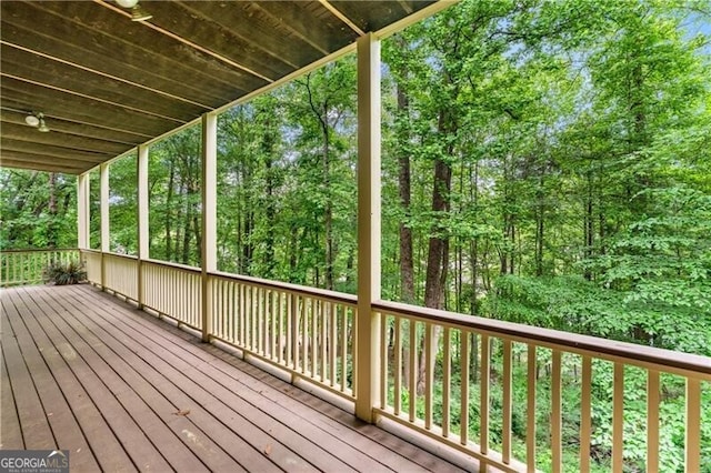 5945 W Andechs Smt, Johns Creek, GA 30097 - view of deck