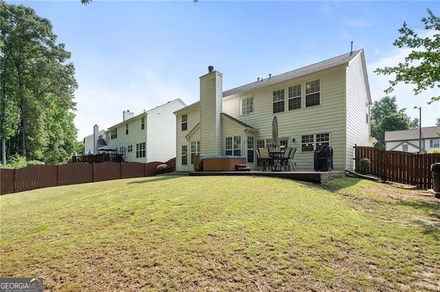 4321 Sugar Maple Chase NW, Acworth, GA 30101 - back of house with a hot tub