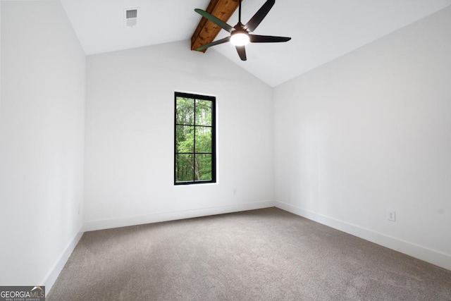 2595 Grassview Dr, Milton, GA 30004 - carpeted spare room with a ceiling fan and baseboards