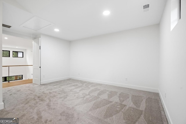 2595 Grassview Dr, Milton, GA 30004 - carpeted empty room featuring recessed lighting and baseboards